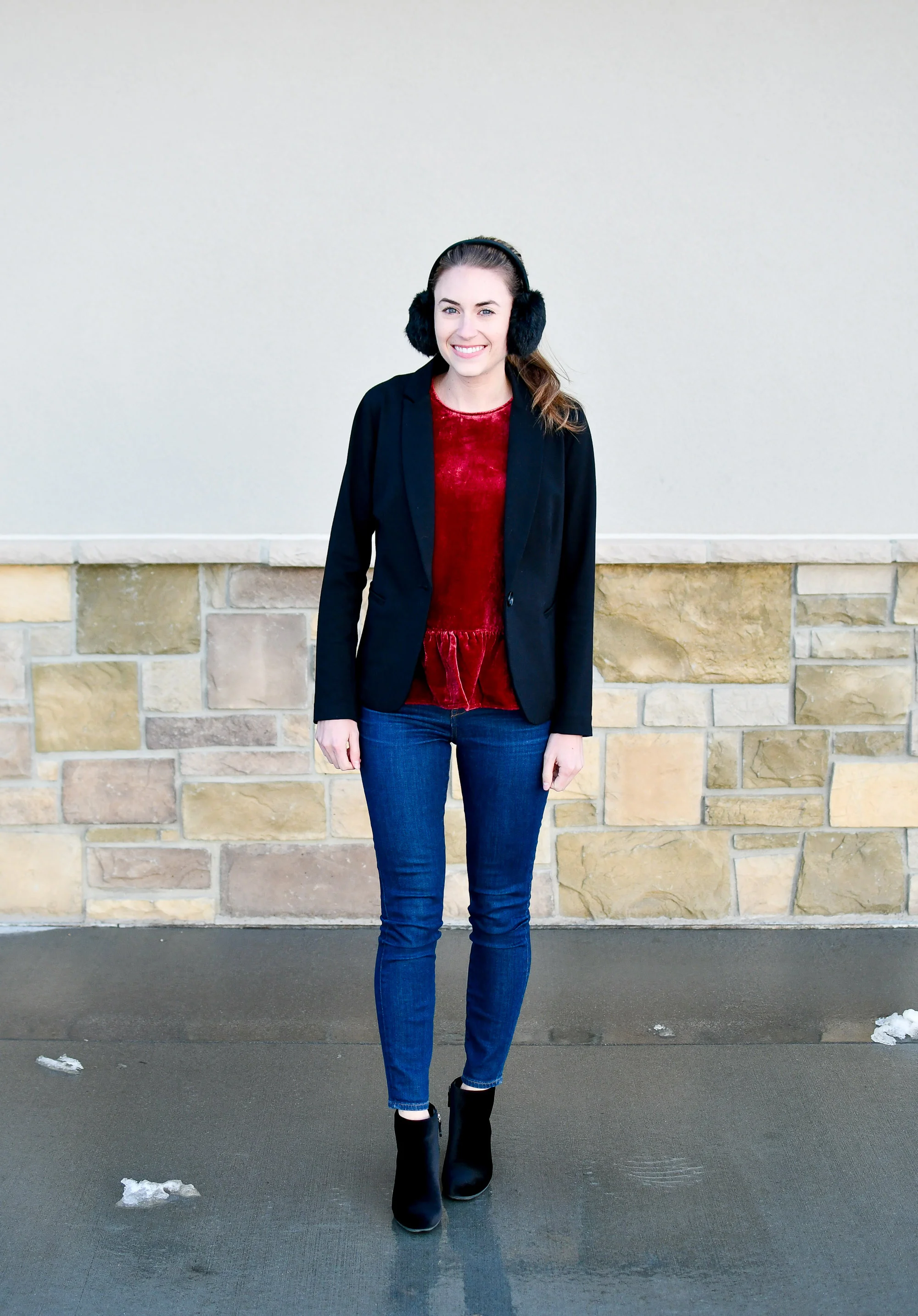 Boots work outfit top
